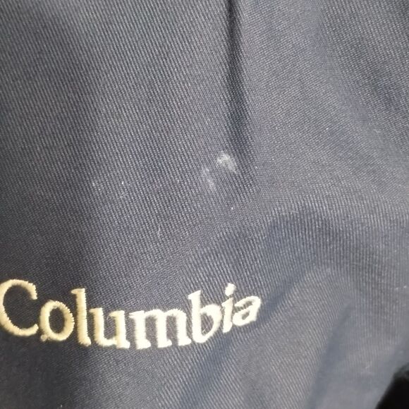 𝅺COLUMBIA Omni Shield Jacket Coat Zip Navy Size Large Men's - Picture 7 of 10